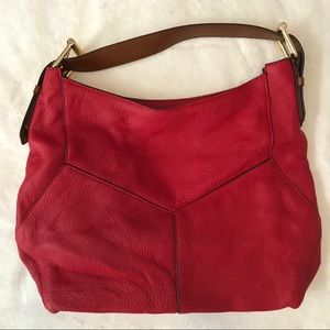 Red Leather Ralph Lauren Purse